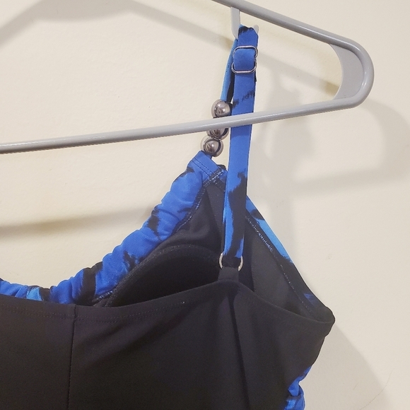 Aqua Green Vintage one piece swimmer size M - Picture 6 of 12